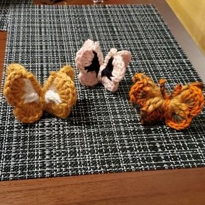 Custom crochet butterflies